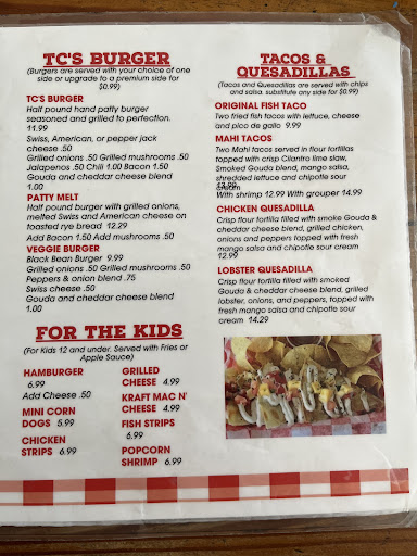 TC’s Front Porch menu 3